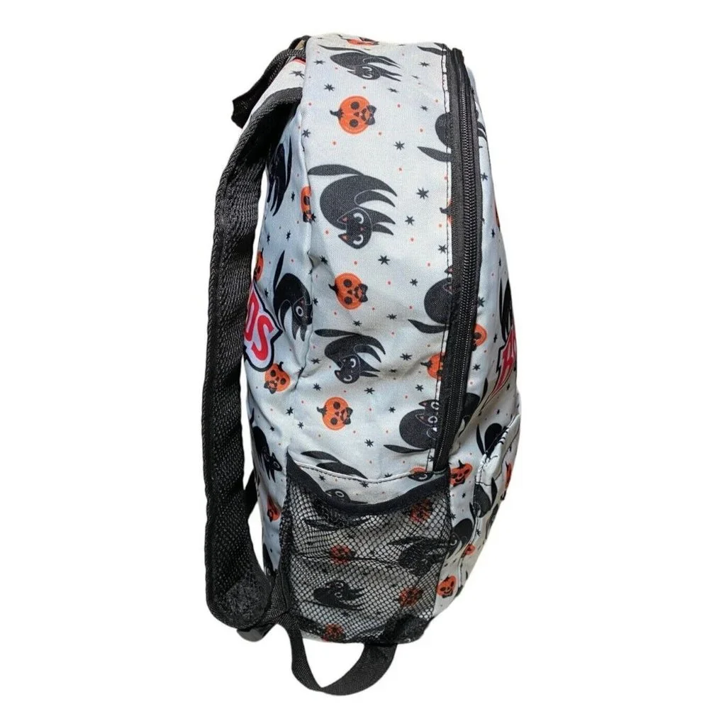 Backwoods Halloween Backpack Bag Black‎ Cat Pumpkin Jack O Lantern Bookbag